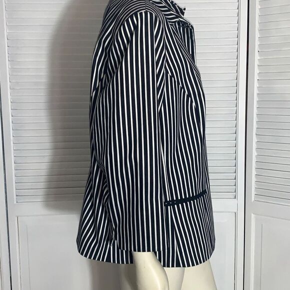 Chaps Striped Button Down Blazer Jacket 3X - Picture 6 of 12